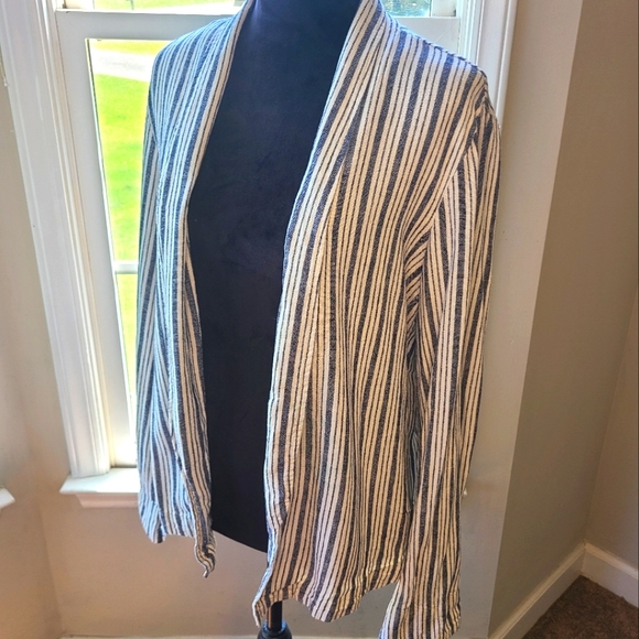 Sanctuary Striped Open Jacket Size Large EUC - Picture 4 of 9
